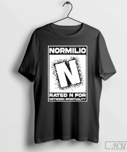 Nice Normilio Rated N For Network Spirituality T-shirt