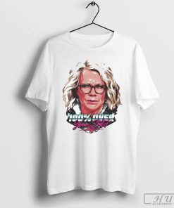 Official Laura Tingle 100% Over Your Shit Funny Shirt