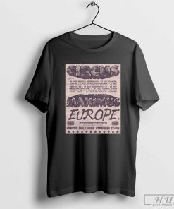 Official travis Scott Europe Tour 2024 At Circus Maximus Stadium Tour Poster SHirt