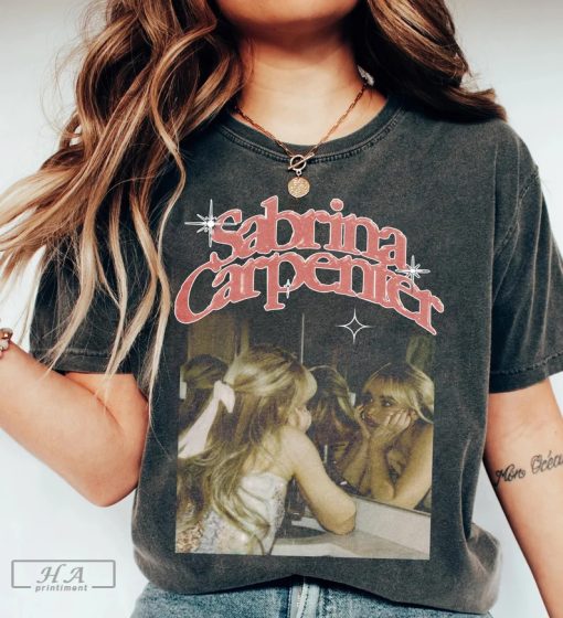 Sab.Rina Vintage 90s Shirt, Sab.Rina World Tour Shirt, Carpenter Graphic Shirt, Trendy Shirt For 2024