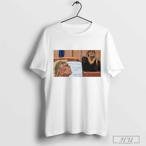 Stormy Daniels finishes testimony, judge again denies Trump lawyers_ mistrial request T-shirt