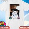 Stream Official Luka Doncic One day Dirk Nowitzki Mavericks 41 Shirt