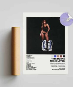 Tate McRae Posters, Think Later Poster, Album Cover Poster, Poster Print Wall Art, Custom Poster, Think Later, Tate McRae
