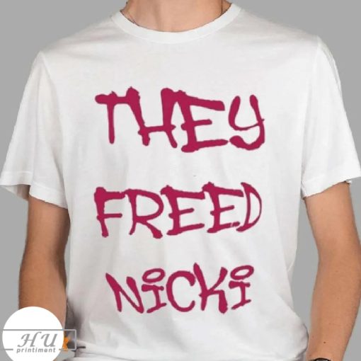 They Freed Nicki T-Shirt, Nicki Minaj Tour Shirt