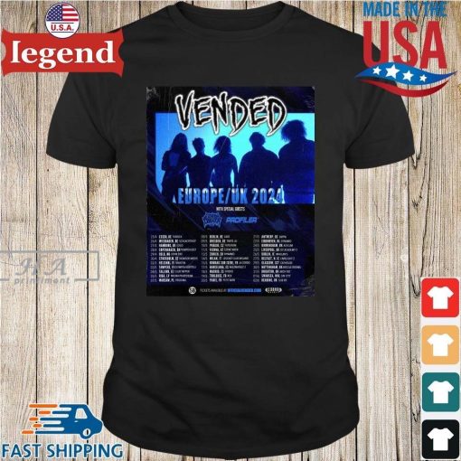 Vended Europe & UK Tour 2024 Shirt