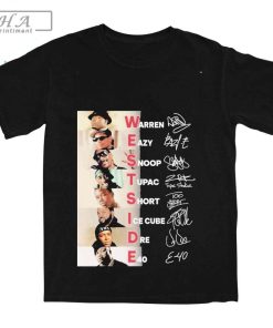 Westside Rap Gods Warren Eazy Snoop Dogg Tupac Ice Cub Dr. Dre T-Shirt