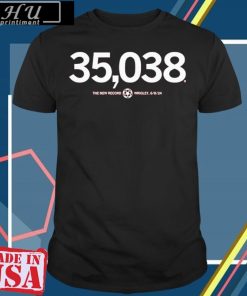 35,038 The new record for the Red Stars T-Shirt