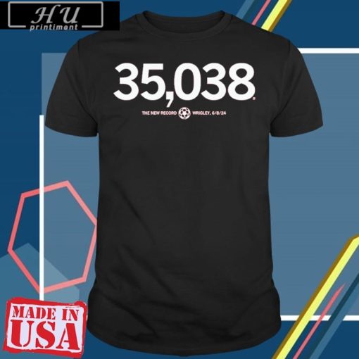 35,038 The new record for the Red Stars T-Shirt