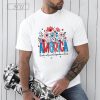 America wildflowers freedom brave independence power shirt