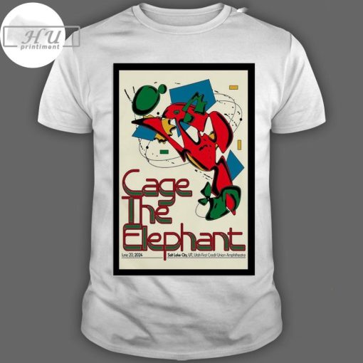 Awesome Cage The Elephant June 20, 2024 West Valley City T-shirt