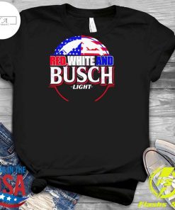 Best American Flag Red White And Busch Light T-shirt