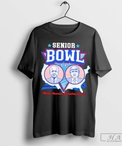 Biden vs Trump Senior Bowl XLVII Make America geriatric again shirt