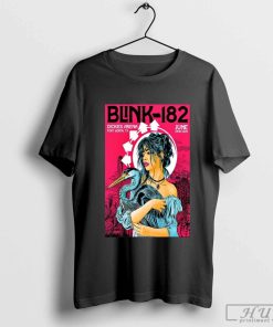 Blink 182 Jun 25 2024 Dickies Arena in Fort Worth TX Poster shirt