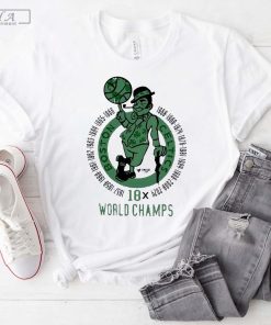 Boston Celtics 18X World Champs Mascot Shirt