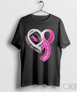 Buffalo Bills Together We Fight Cancer Faith Hope Cure T-Shirt