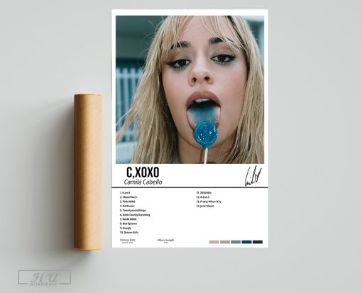 Camila Cabello - C,XOXO Lyrics and Tracklist Poster