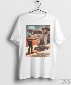 Charley Crockett 2024 $10 Cowboy Release Show Posters Texas Merchandise T-shirt