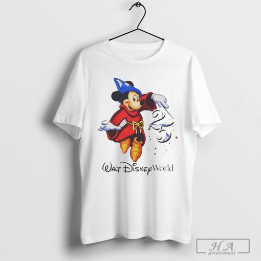 Design Mickey Mouse Walt Disney World 25th Anniversary T-shirt