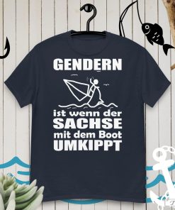 Funny Gender Shirt, Stick Figure on a Sinking Boat Shirt