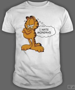 Garfield I Hate Mondays Shirt, Garfield Funny Shirt