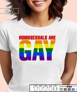 Homosexuals are Gay rainbow shirt