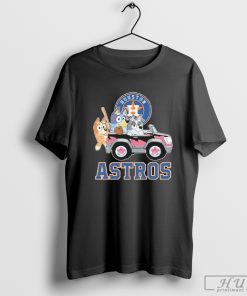 Houston Astros Bluey Chilli Aunt Trixie Heeler Baseball T-Shirt