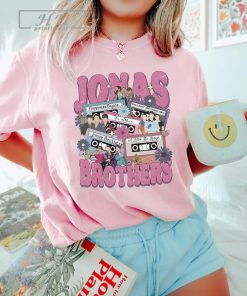 Jonas Brother Sweatshirt, Jonas Brothers Double Sided T shirt, Five Albums One Night Tour Shirt