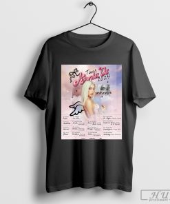 Kenia Os Pink Aura Tour 2024 Poster T-Shirt