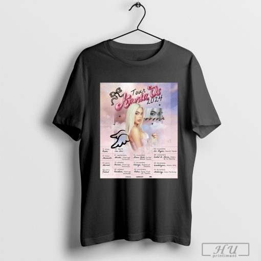 Kenia Os Pink Aura Tour 2024 Poster T-Shirt