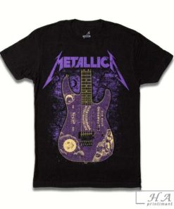 Kirk Hammett Purple Ouija Guitar Shirt Metallica Tonight M72 World Tour Shirt Metallica T Shirt