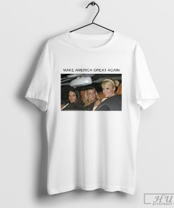 Make America Great Again Crop Top Baby Tee, Paris Hilton, Britney Spears, Lindsay Lohan, 90s Aethetic T-shirt