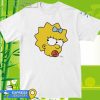 Manicita Wearing The Simpsons Maggie Angry Big Face shirt