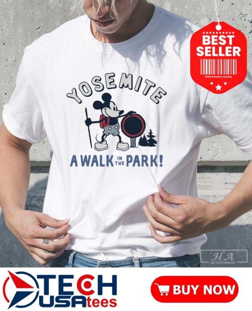 Mickey Yosemite a walk in the park shirt