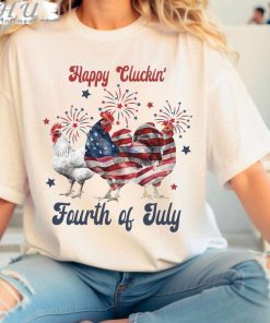 Must Have Fourth Of July T Shirt, Trendy Chicken 4th Of July Shirt