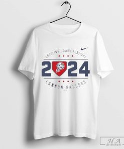 Nike Carolina League Playoff 2024 Cannon Ballers Shirt