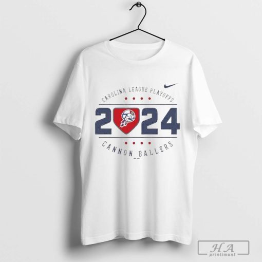 Nike Carolina League Playoff 2024 Cannon Ballers Shirt