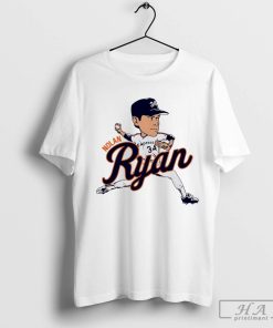 Nolan Ryan 34 Houston Astros Baseball caricature shirt