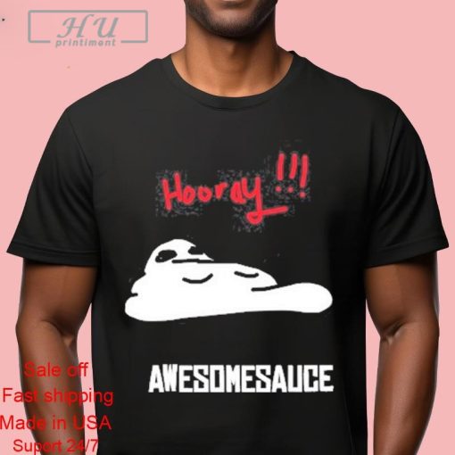 Official Berdyaboi Hooray Awesomesauce t-shirt