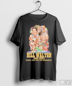 Official Bill Walton 1952-2024 Thank You For The Memories T-Shirt