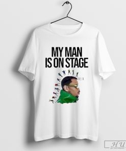 Chris brown my man is on state T-shirt