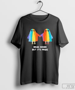 Official Dead Inside But It's Pride Ghosts t-shirt