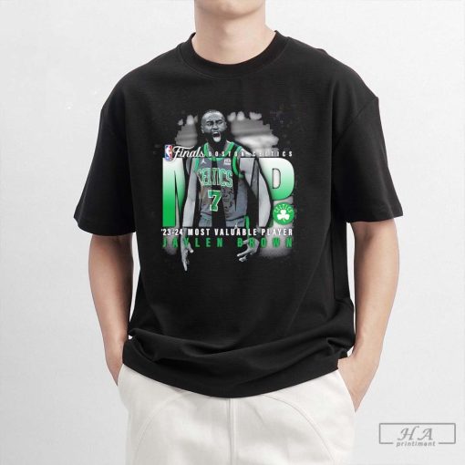 Official Jaylen Brown Boston Celtics 2024 NBA Finals Mvp Full Court Sprint Shirt