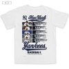 Official New York Yankees Baseball Fan Starting Line Up 2024 T-Shirt