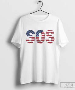 Official Presidential Debate Shirt 2024 Sos Usa Flag Shirt Help America T Shirt