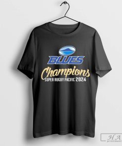 Official Super Rugby Pacific Champions Congrats Blues Rugby Union Team wins 2024 t-shirt