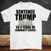 Official Trump 2024 Sentence Trump To 4 Years Of Community Service T-Shirt