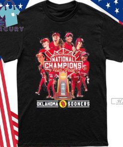 Oklahoma Sooners 2024 NCAA Softball National Champions Four-Peat Times T-Shirt