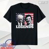 Original Morgan And Trump Mugshot Legend American Flag T-shirt