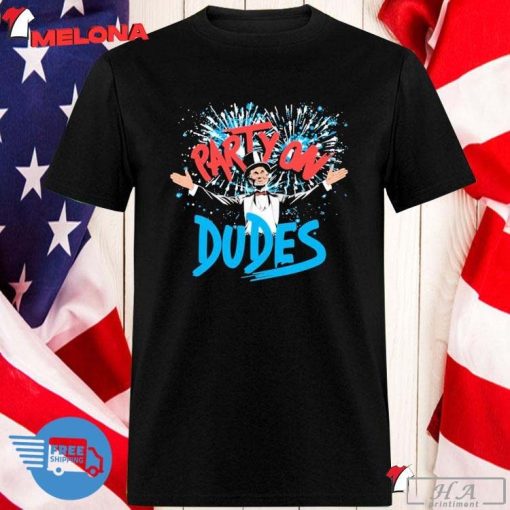 Party On Dudes FireWorks T-shirt