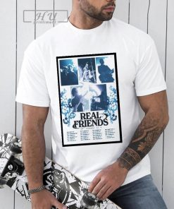 Premium Real Friends Summer Tour 2024 Poster Shirt